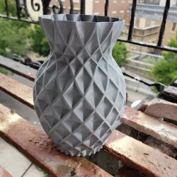 Twisted Pineapple Vase