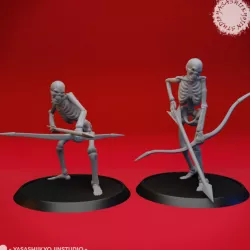 Undead Skeleton Archers - Tabletop Miniature