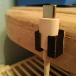 USB type-C cable holder