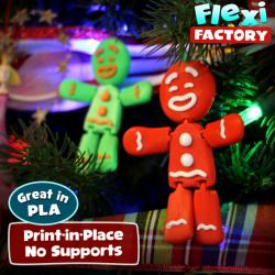 3D file GingerBread Man, Shrek, Print-in-Place