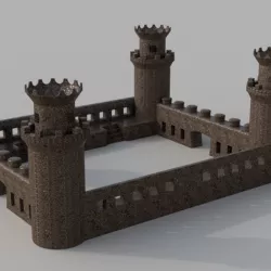 $1.50Castle and keychain