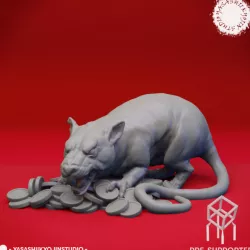 $1.99Maks the Giant Rat - Tabletop Miniature (Pre-Supported)