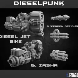 $10.00Diesel Bike & Rider - Dieselpunk Collection