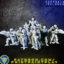 $10.00Skeleton Commandos Set