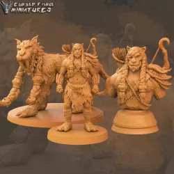 $10.00Tabaxi rpg pack (ranger + beast + bust)