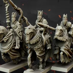 $10.20Medieval Heavy Cavalry Core Unit - Highlands Miniatures