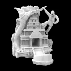 $11.99C02 King Ape :: Possibly Cool Dice Tower
