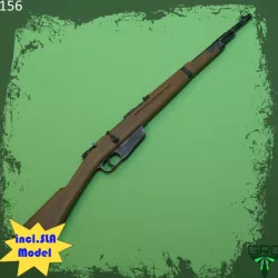 $2.20Carcano M38 rifle - scale 1/4