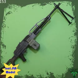 $2.50PKP Pecheneg Kalashnikov Infantry Machine Gun - scale 1/4