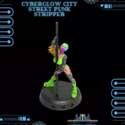 $2.90Cyberglow City Cyberpunk Street Punk Stripper