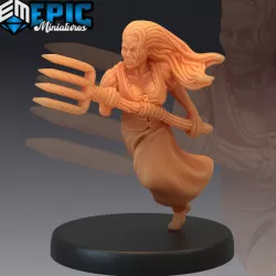 $2.90Villager Angry Female Farmer / Village NPC / Human Character