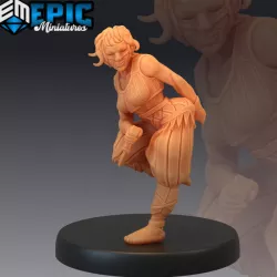 $2.90Villager Female Jester / Village NPC / Human Character