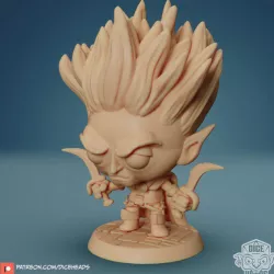 $2.99Chibi Elf/Drow Rogue 24mm PRE-SUPPORTED