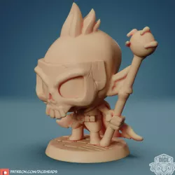 $2.99Chibi Necromancer 24mm PRE-SUPPORTED