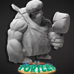 $2.99Tortle Adventurer 04 Miniature - Pre-Supported