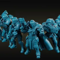 $20.00Tempest Marine Basic Unit (Riflemen, Pistoleers, and Captain) NOW PRESUPPORTED