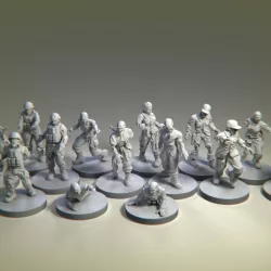 $20.00Zombie Apocalypse Military zombies