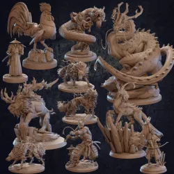 $28.00Earth Dragon and Trapper Pack - Presupported