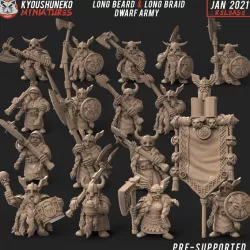 $29.99January 2021 Release - Long Beard & Long Braid Army