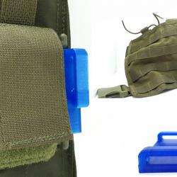 3D Printed Quick Attach Molle Webbing Clips – Hang Free™