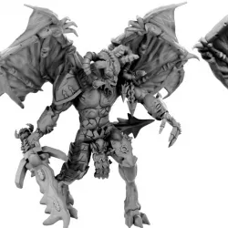 $3.45Daemon prince/Balor (Chaos proxy, D&D / 40k / AoS proxy)