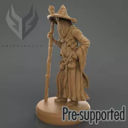 $3.50Wizard - pre-supported stl