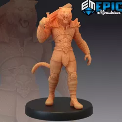$3.90Catfolk Tiger General Broad Sword / Feline Warrior / Weretiger