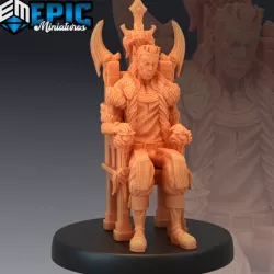 $3.90Corrupt King Throne / Evil Royal Leader / Ruthless Tyrant