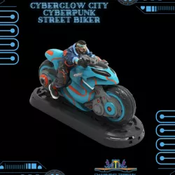 $3.90Cyberglow City Cyberpunk Street Biker