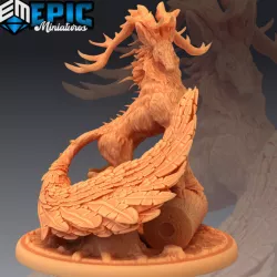 $3.90Deer King / Mythical Forest Animal / Legendary Stag