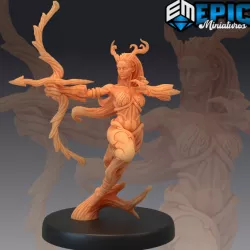 $3.90Dryad Bow & Arrow / Female Tree Spirit Archer / Forest Encounter
