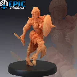 $3.90Queens Knight Shield Charge / Female Warrior / Royal Guard