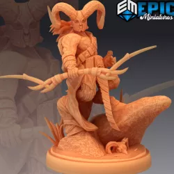 $3.90Satyr Armored Archer / Pan Warrior Bow / Forest Guardian