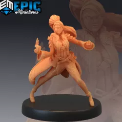 $3.90Sorcerer Apprentice Fireball / Young Female Wizard / Magician Witch