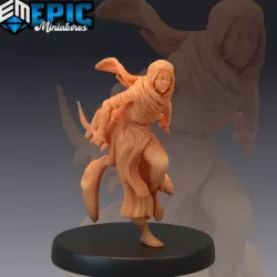$3.90Viziers Assassin Running / Female Desert Rogue / Oriental Woman