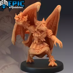 $3.90Winged Kobold Fireball Shaman / Dragon Servant / Dragonkin Wizard