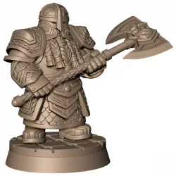 $3.99Steel Ram Clan dwarf axe warrior