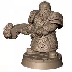 $3.99Steel Ram Clan dwarf hammer warrior