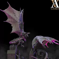 $30.00Vampire and Werewolf Dragon Diorama