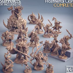 $36.00COMPLETE Frostmetal Clan (Presupported)