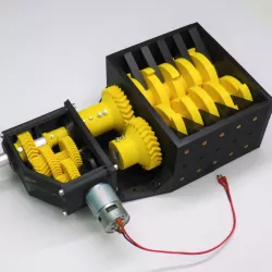 3D-printable shredder
