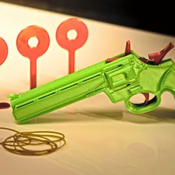 3D printed Rubber Band Gun