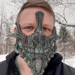 $4.00biomechanical skullmask 2