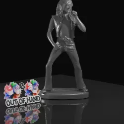 $4.00Bon Scott - An ACDC Inspired Figure of Rock Legend - 1/6 scale