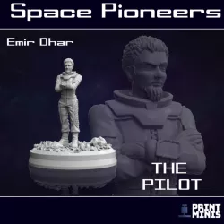 $4.00Emir Dhar Character - Space Pilot - Pioneer Collection