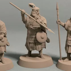 $4.00Empire of Jagrad soldiers palace guards (3 miniatures) – STL file