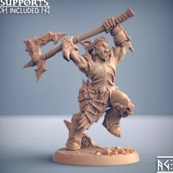 $4.00Frostmetal Clan Orc - Modular H (lady)