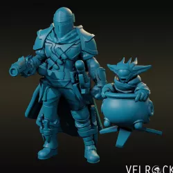 $4.00Male Bounty Hunter Artificer with Homunculus Servant in Cauldron NOW PRESUPPORTED