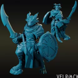 $4.00Male Dragonborn Cleric of Tamara with Scimitar and Shield NOW PRESUPPORTED