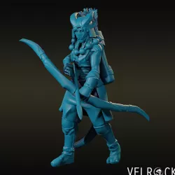$4.00Tiefling Samurai Archer (Female)